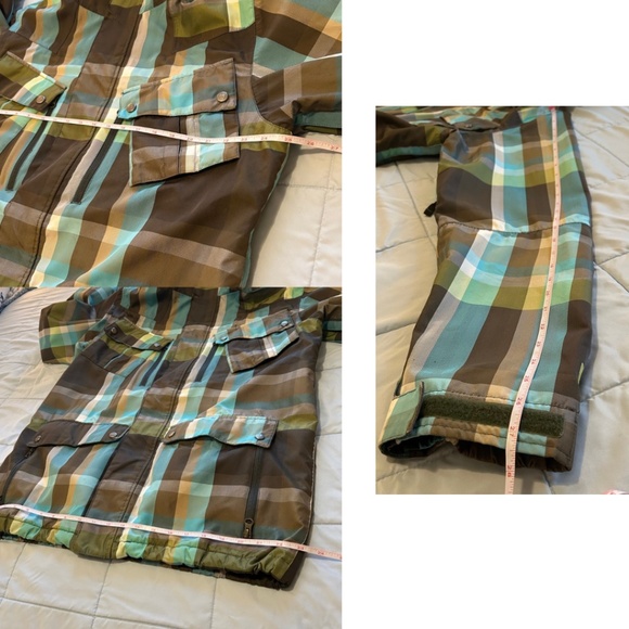 Burton Men’s GMP Traction Snowboard Jacket Plaid Size Medium - Picture 11 of 17